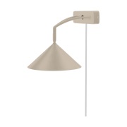 Globen Lighting Curve seinävalaisin Beige