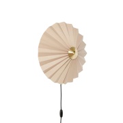 Hübsch Pliss seinävalaisin Beige