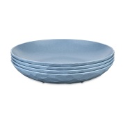 Koziol Club syvä lautanen Ø22 cm 4-pack biokierrätysmuovi Nature flowe...