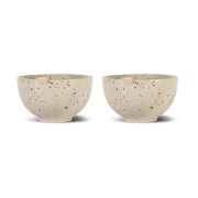 Sagaform Ditte kulho 2 kpl Beige-viininpunainen