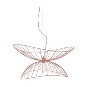 Globen Lighting Ray kattovalaisin Ø70 cm Himmeän roosa