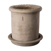 ERNST Ernst terrakottaruukku aluslautasella Ø16×16 cm