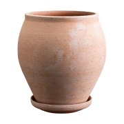 Bergs Potter Delphi ruukku aluslautasella 2 osaa Vaaleanpunainen, Ø20 ...