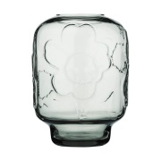 Marimekko Unikko lasimaljakko Misty grey, 18 cm