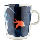 Marimekko Valssi muki 25 cl Valkoinen–sininen–oranssi