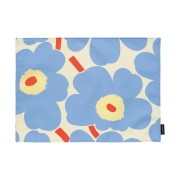 Marimekko Pieni Unikko pöytätabletti Off white-light blue-melon-orange...