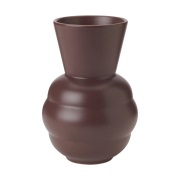 Knabstrup Keramik Tortus Archie maljakko No1 21 cm Bordeaux
