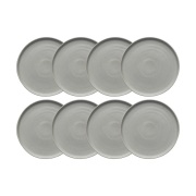 Scandi Living Sandsbro leipälautanen vaaleanharmaa, Ø20 cm, 8 kpl