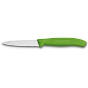 Victorinox Suosittu vihannesveitsi nailonkahvalla, 8 cm, vihreä