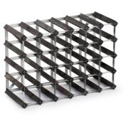 Traditional Wine Racks Itse koottava viinipulloteline 30 pullolle, mus...