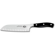 Victorinox Oliivihiottu Grand Mâitre -santoku-veitsi, musta, 17 cm.