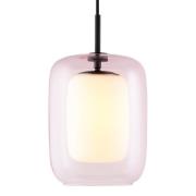 Globen Lighting Cuboza riippuvalaisin, 20 cm, persikka/valkoinen