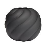 Cooee Design Twist Ball maljakko 20 cm, musta