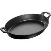 Staub La Cocotte, ovaali, uuninkestävä vuoka, 32 cm. 2,6 litraa