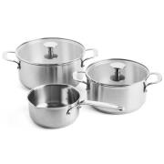 KitchenAid Kattilasarja 3 osaa, ruostumaton teräs