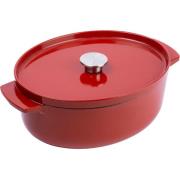 KitchenAid Valurautapata soikea 30 cm/5,6 litraa, empire red