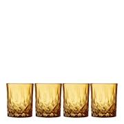 Lyngby Glas - Sorrento Viskilasi 32 cl 4 kpl Amber