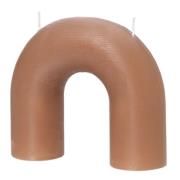 Broste Copenhagen - Bend Kynttilä 14,5 cm Tan