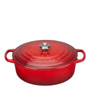 Le Creuset - Signature Valurautapata soikea 27 cm 4,1 L Cerise