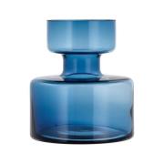Lyngby Glas - Tubular Maljakko 20 cm Blue Glass