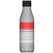 Les Artistes - Bottle Up Design Termospullo 0,5L Harmaa/Punainen