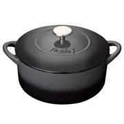 Denby - Halo Valurautapata 24 cm Musta