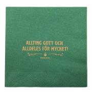 Edward Blom - Servetti Allting Gott 33x33 cm 20 kpl Vihreä