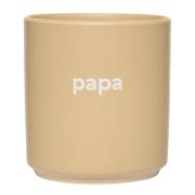 Design Letters - Favourite Muki Papa 25 cl Beige