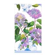 Caspari - Hydrangeas and Porcelain Servetti 32,5x40 cm 15 kpl