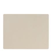 LIND DNA - Rectangle Leather Serene Pöytätabletti 26x34,5 cm Beige