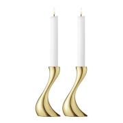 Georg Jensen - Cobra Kynttilänjalka 16 cm 2 kpl Kulta