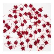 A World of Craft - Viirinauha Stars on String 2,5x450 cm Punainen