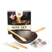 Dexam - School of Wok Pre-seasoned Wokkisetti