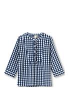 Bæk&Bølge Irene Shirt Toppi Blue Juna