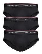 3P Brief Y-sepalus Briefs Alushousut Black Tommy Hilfiger