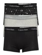 3P Low Rise Trunk Bokserit Black Calvin Klein