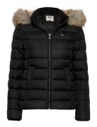 Tjw Basic Hooded Down Jacket Vuorillinen Takki Topattu Takki Black Tom...