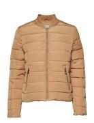 Dafne Jacket Vuorillinen Takki Topattu Takki Beige Morris Lady