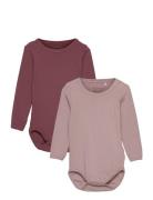 Body Ls Bodies Long-sleeved Purple Minymo