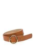 Pcbonna Jeans Belt Noos Vyö Brown Pieces