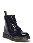 1460 J Black Patent Lamper Bootsit Nauhalliset Saapikkaat Black Dr. Ma...