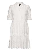 Yasholi Ss Dress S. Noos Lyhyt Mekko White YAS