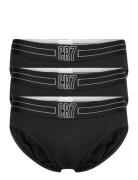 Cr7 Basic, Brief, 3-Pack Y-sepalus Briefs Alushousut Black CR7