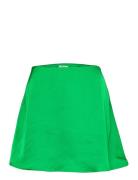 Skirt Lyhyt Hame Green Barbara Kristoffersen By Rosemunde