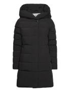 Puffy Prescott Parka Topattu Pitkä Takki Black WOOLRICH