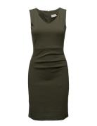 Sara Dress Lyhyt Mekko Khaki Green Kaffe