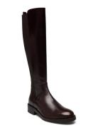 Long Boots Korkeavartiset Saapikkaat Brown Billi Bi