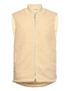 Fleece Bomber Vest Liivi Beige Revolution