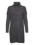 Onljana L/S Cowlnck Dress Wool Knt Noos Lyhyt Mekko Grey ONLY