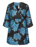 Yasrosies 3/4 Wrap Dress - Show Lyhyt Mekko Multi/patterned YAS